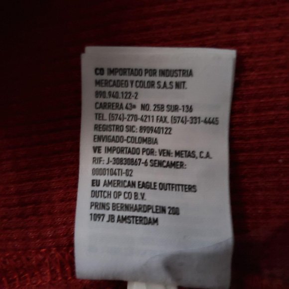 American Eagle Outfitters Women’s Lace Crochet Shoulder Thermal Shirt Top S/P - Picture 12 of 16